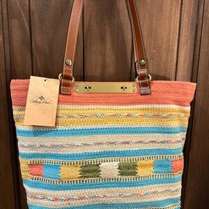 Patricia Nash Chennai Woven Tote NWT